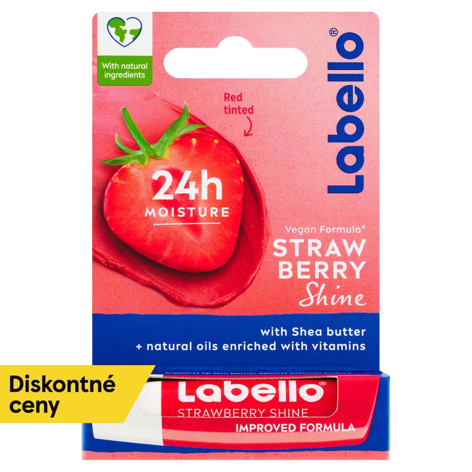 obrázok 1 z Labello Strawberry Shine Ošetrujúci balzam na pery 4,8 g