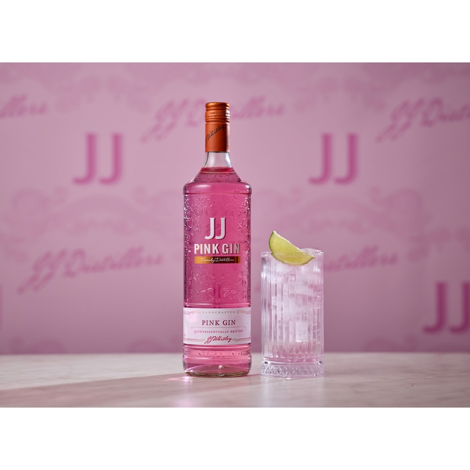 image 1 of JJ Pink Gin 37.5% 1L