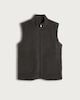 image 4 of F&F Borg Textured Zip Through Gilet in Grey