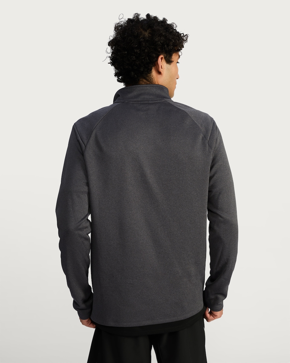 image 1 of F&F Active Regular Fit Half-Zip Jacket in Black