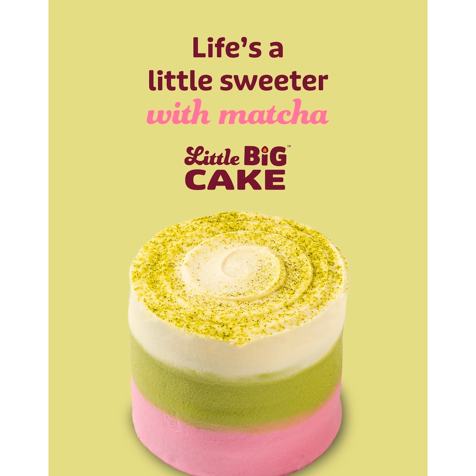 image 1 of Little Big Cake Berry Matcha