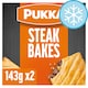 image 1 of Pukka 2 Steak Bakes 286g