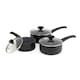 image 5 of Russell Hobbs Ceramic Saucepan Set 3pc
