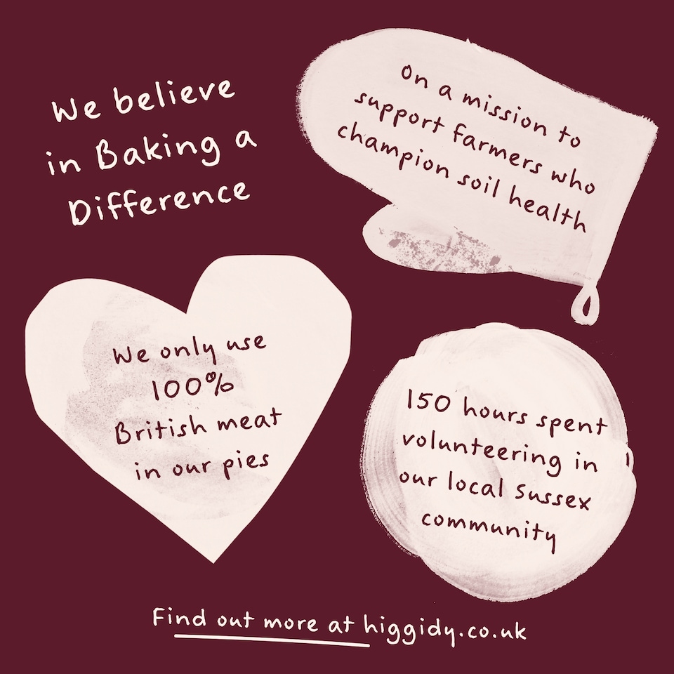 image 1 of Higgidy Slow-Cooked Steak, Red Wine & Bacon Pie 200g