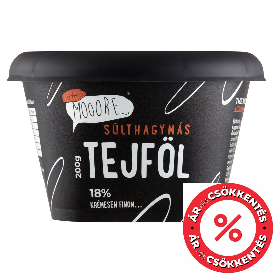 The Mooore Sour Cream with Fried Onions 18% 200 g