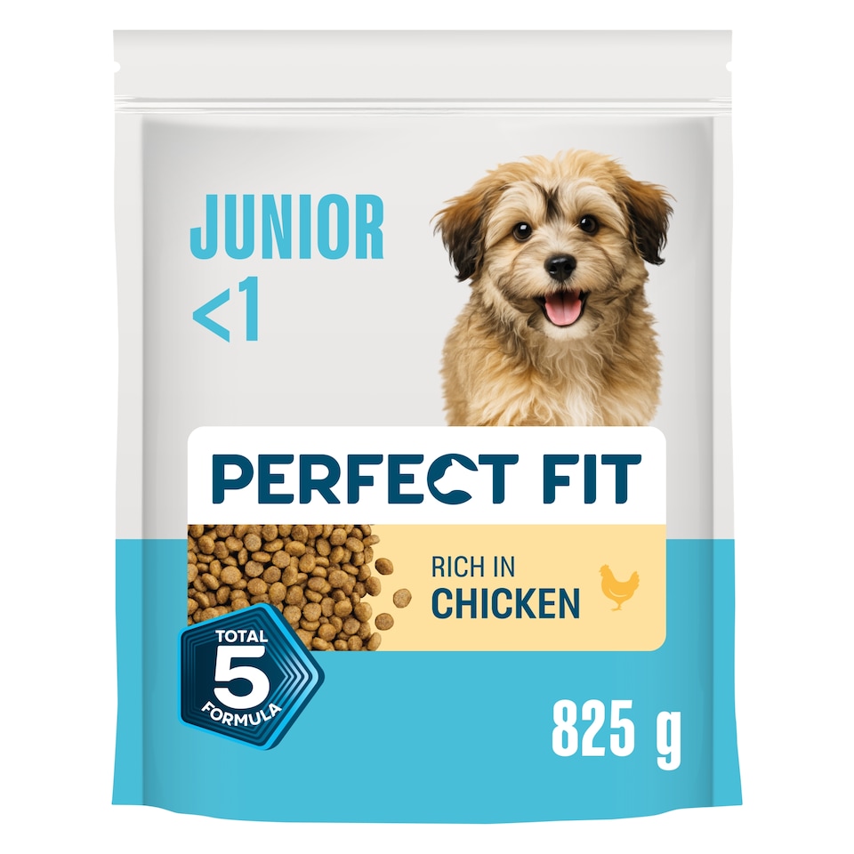 image 1 of Perfect Fit Chicken Puppy Junior Dry Food 825G for dogs less than 1 year