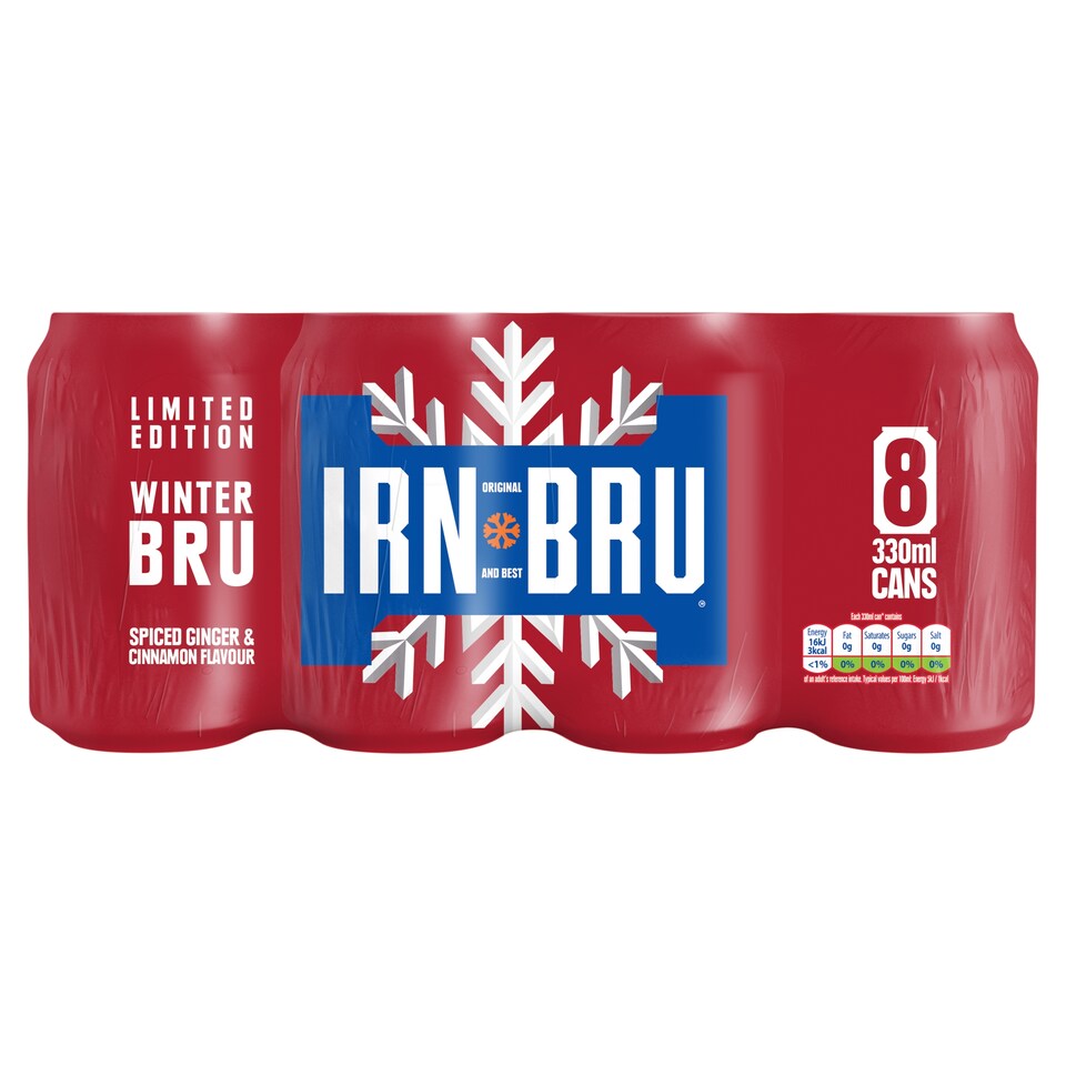 image 1 of IRN-BRU Winter Bru 8x330ml