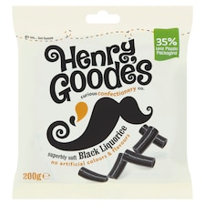 Henry Goode's Soft Eating Liquorice 200G