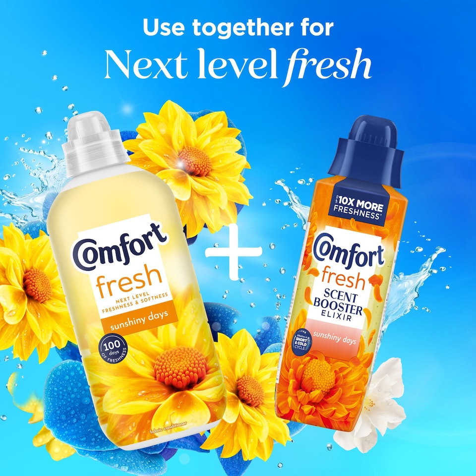 image 1 of Comfort Fresh Fabric Conditioner Sunshiny Days 31 Washes 930ml