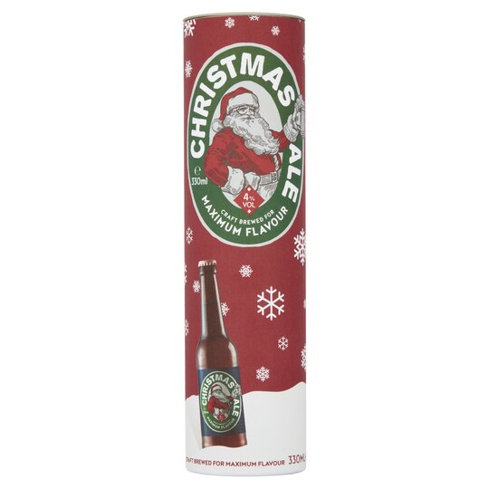 Christmas Ale Gift Tube 330Ml Tesco Groceries