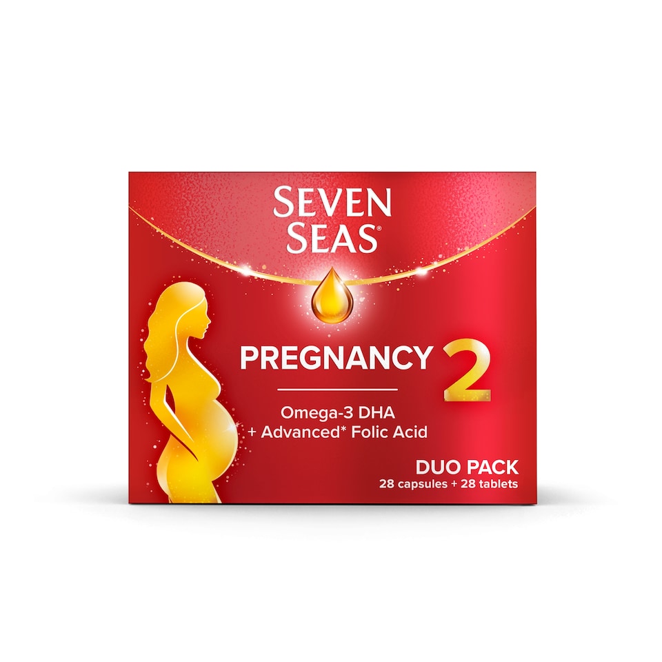 image 1 of Seven Seas Pregnancy Omega-3 Vitamins Duo Pack with 28 Capsules and 28s