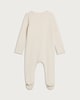 image 2 of F&F Pure Cotton Rich I Love My Daddy Long Sleeved Sleepsuit in Stone