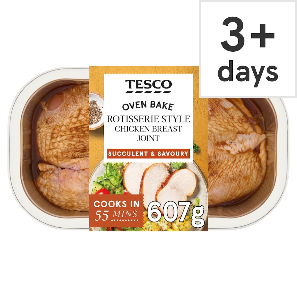 Tesco Rotisserie Chicken Breast Joint 607g