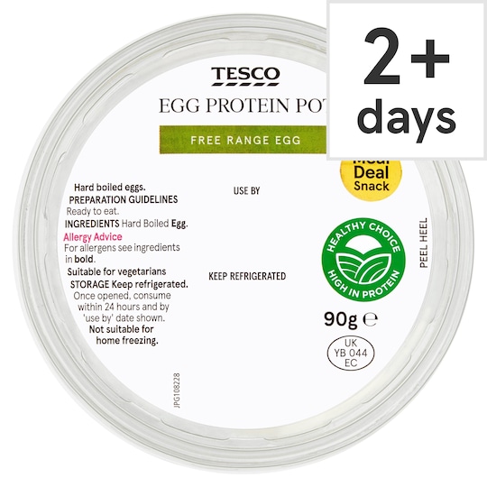 Tesco Egg Protein Pot 90G Tesco Groceries