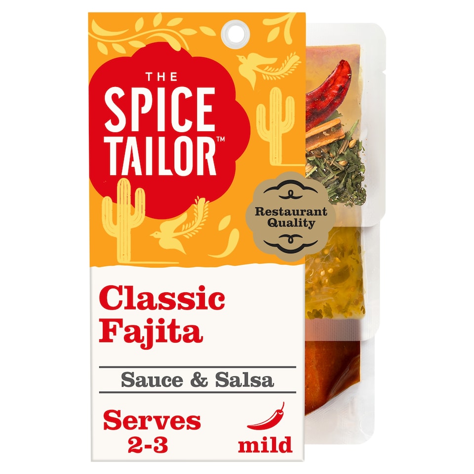 image 1 of The Spice Tailor Mexican Classic Fajita Sauce and Salsa Kit 245g