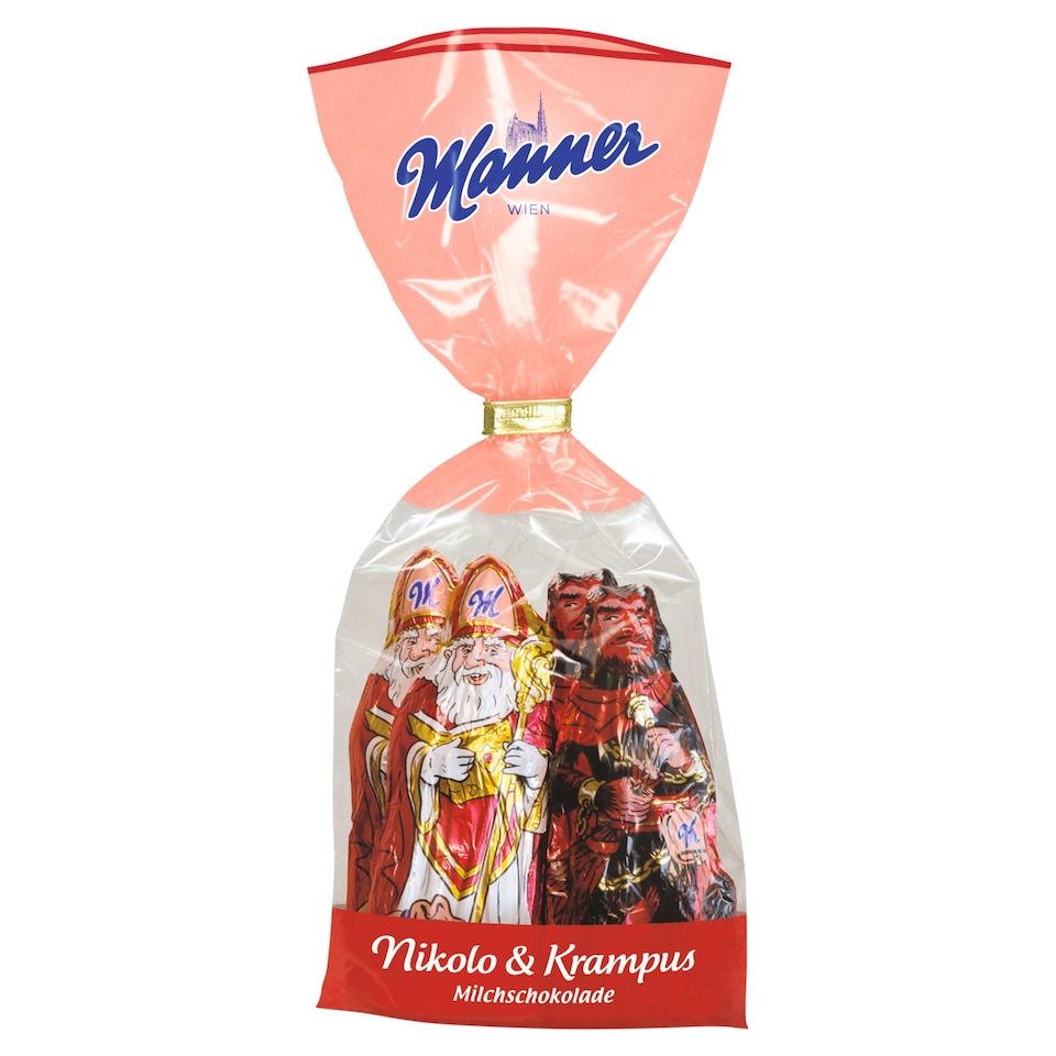 Manner Nikolo and Krampus Milk Chocolate 70 g