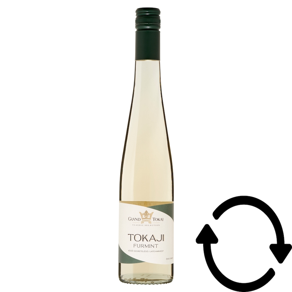 Grand Tokaj Classic Selection Tokaji Furmint késői szüretelésű édes fehérbor 9,5% 0,5 l  1. kép