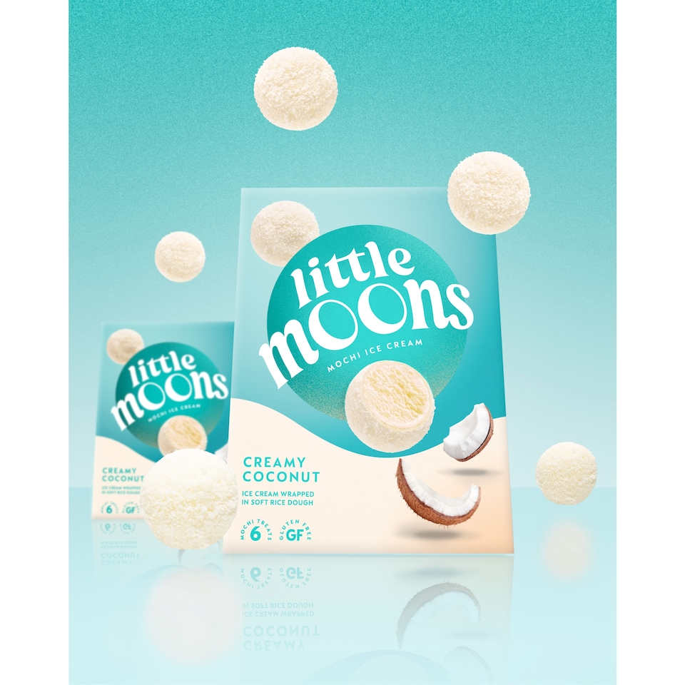 image 1 of Little Moons 6 Creamy Coconut Treats 192G