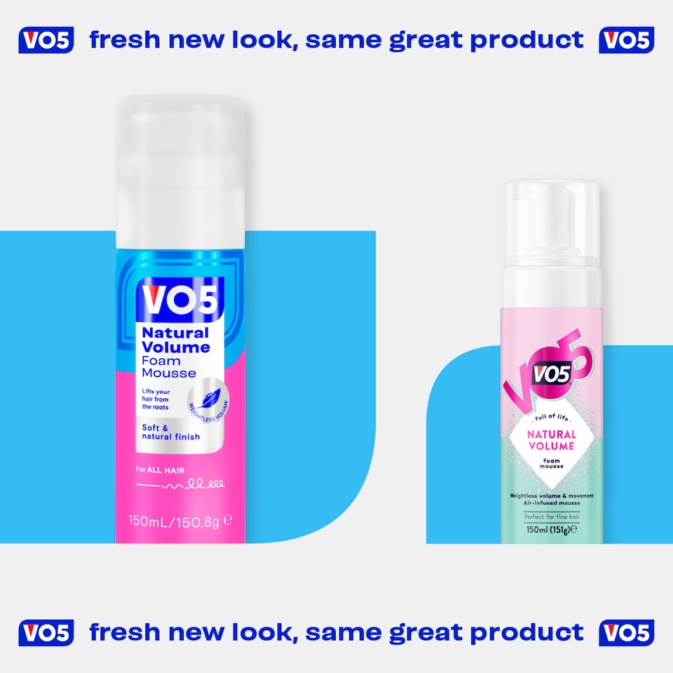 image 1 of Vo5 Volume Foam Mousse 150Ml