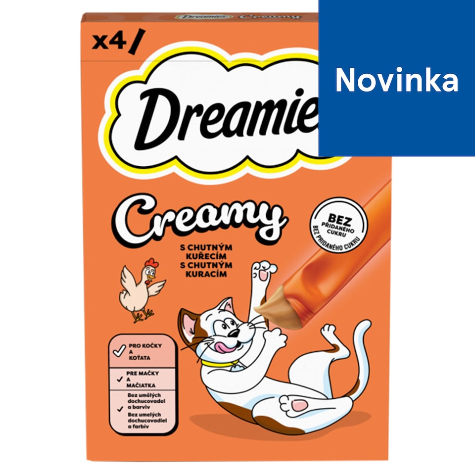 Dreamies Creamy with Tasty Chicken 4 x 10 g (40 g)