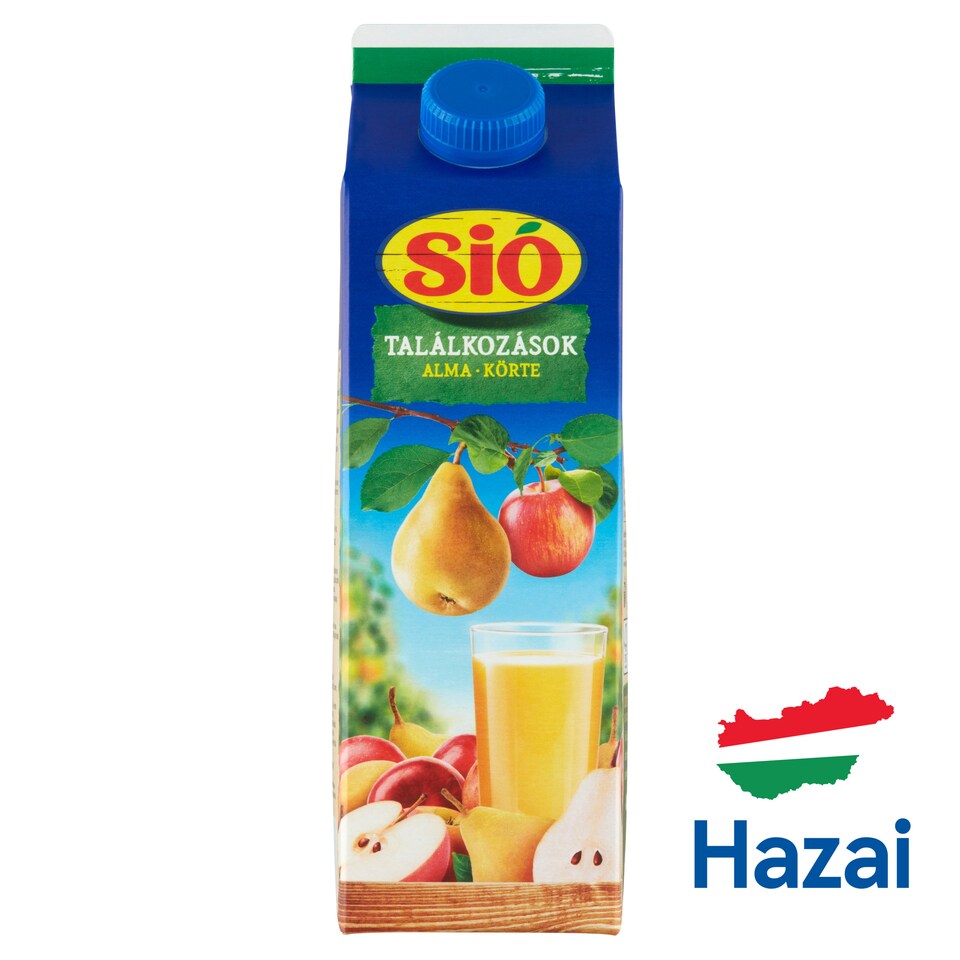 Sió Találkozások rostos alma-körte gyümölcsital 1 l