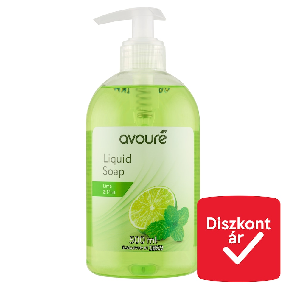 Avouré folyékony szappan lime és menta illattal 500 ml