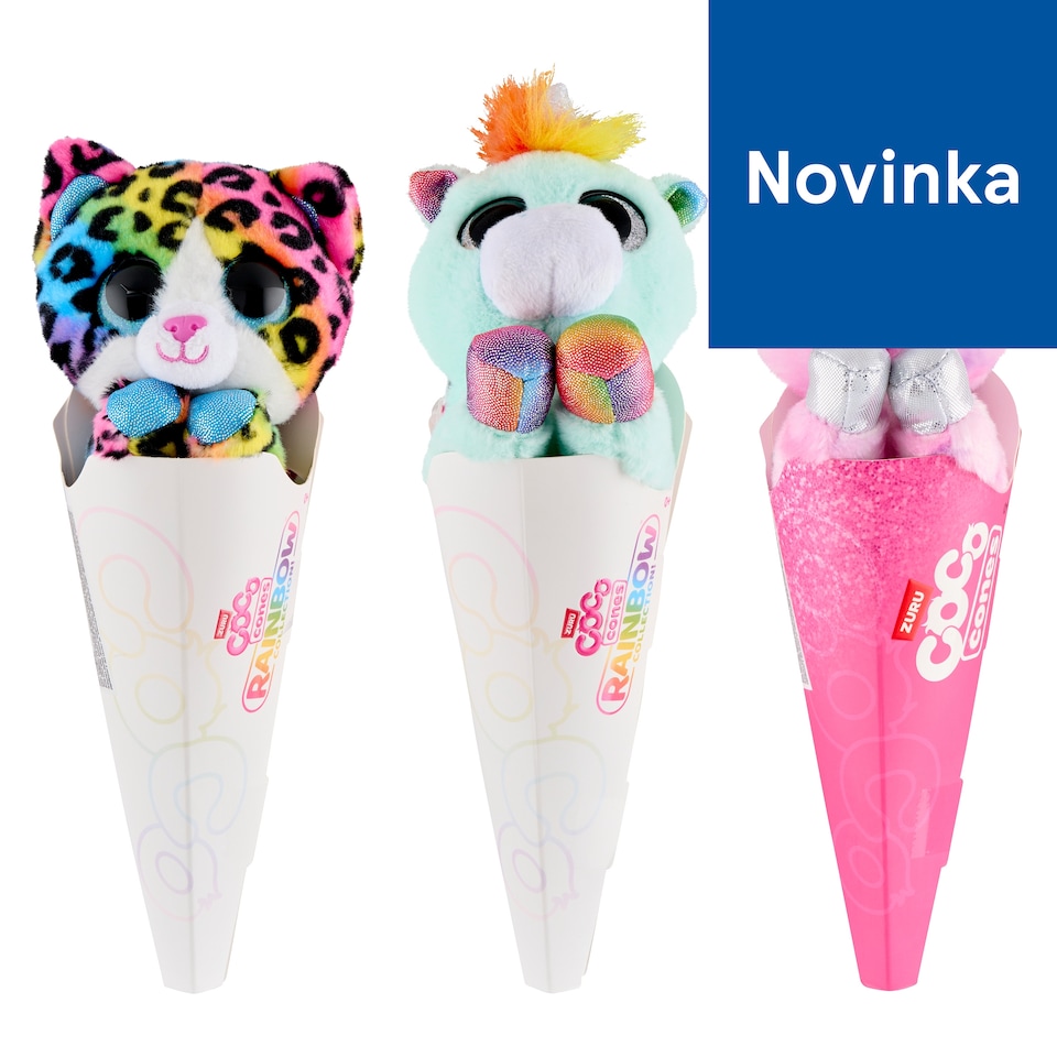 Zuru Coco Cones Rainbow Collection! plyšová hračka