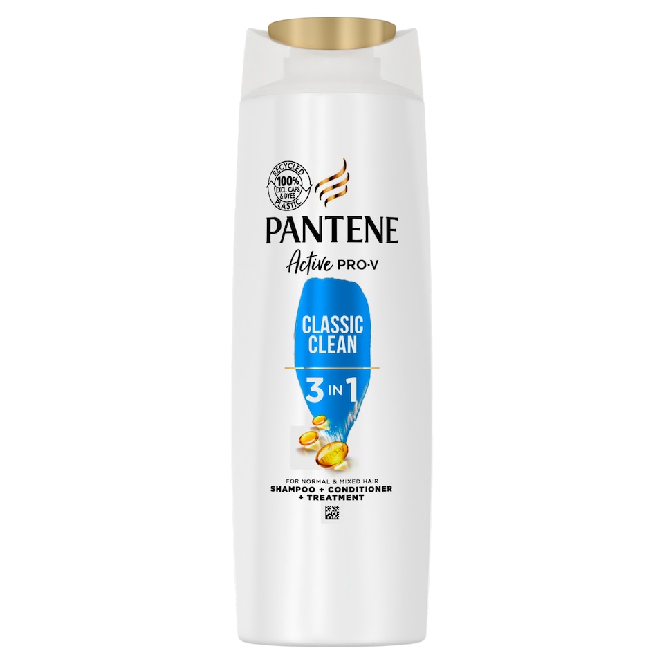 image 1 of Pantene 3In1 Shampoo Classic Clean 300 Ml