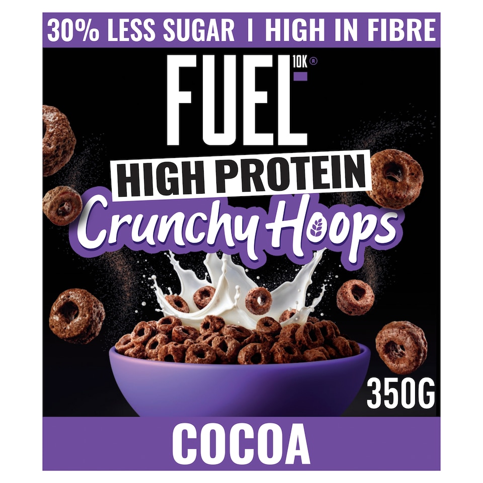image 1 of FUEL MULTIGRAIN HOOPS CHOCOLATE CRUNCH 350g
