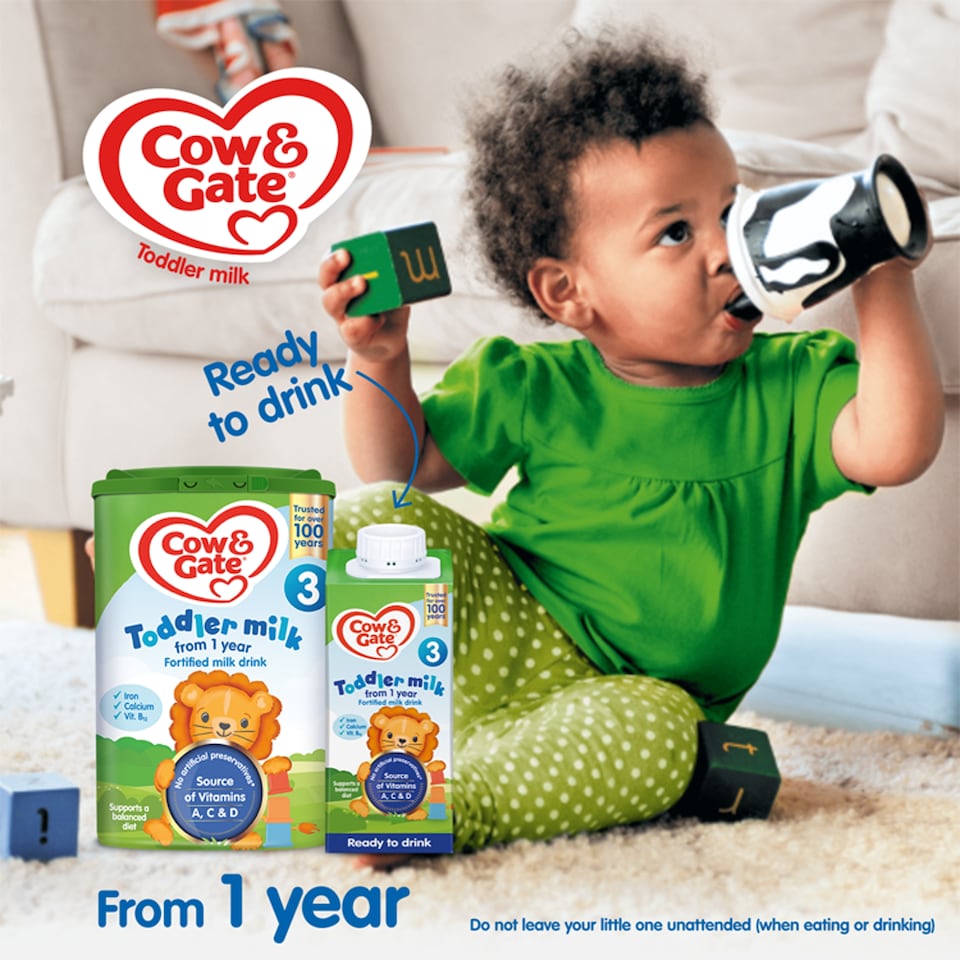 image 1 of Cow & Gate 3 Toddler Milk Formula 1+ Years 800g