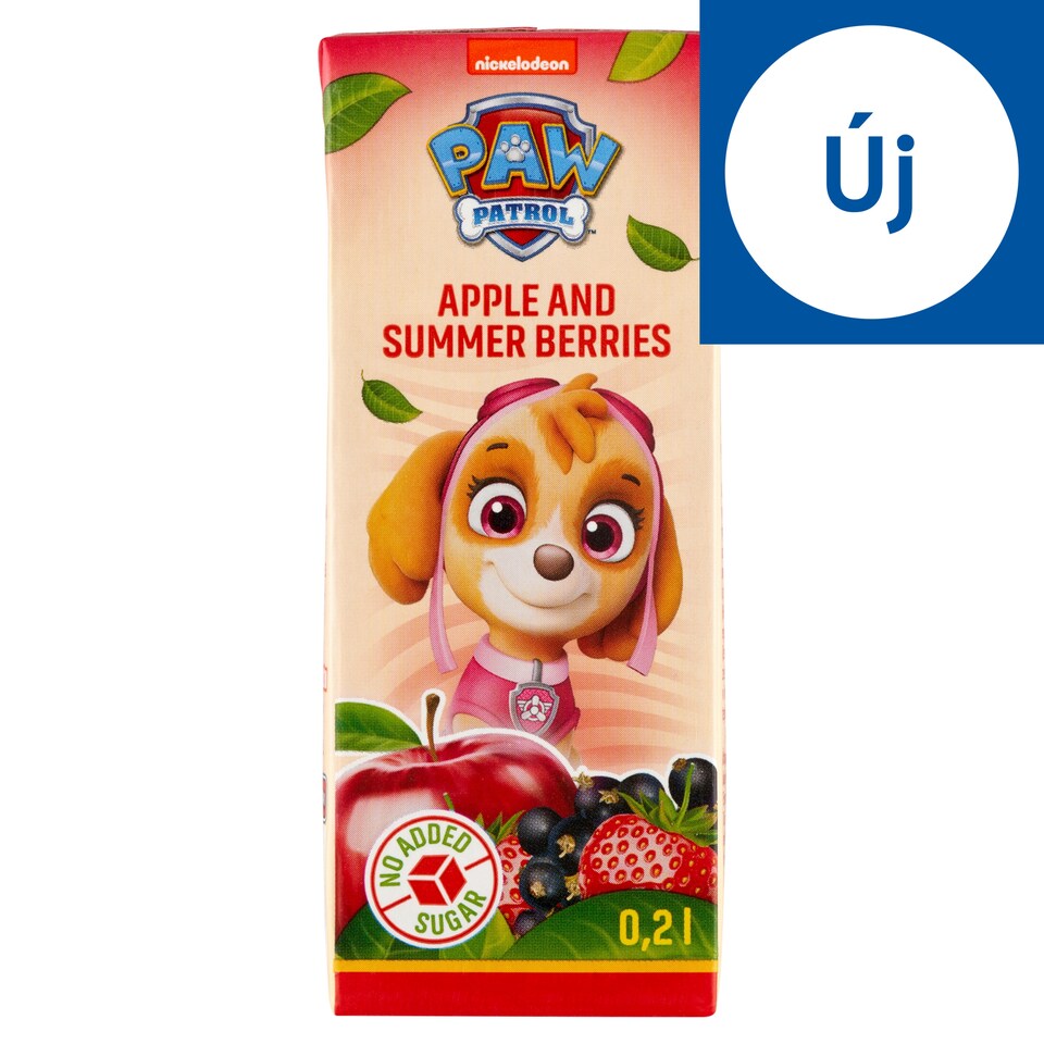 Paw Patrol Apple and Summer Berries Nectar with Sweetener 0,2 l