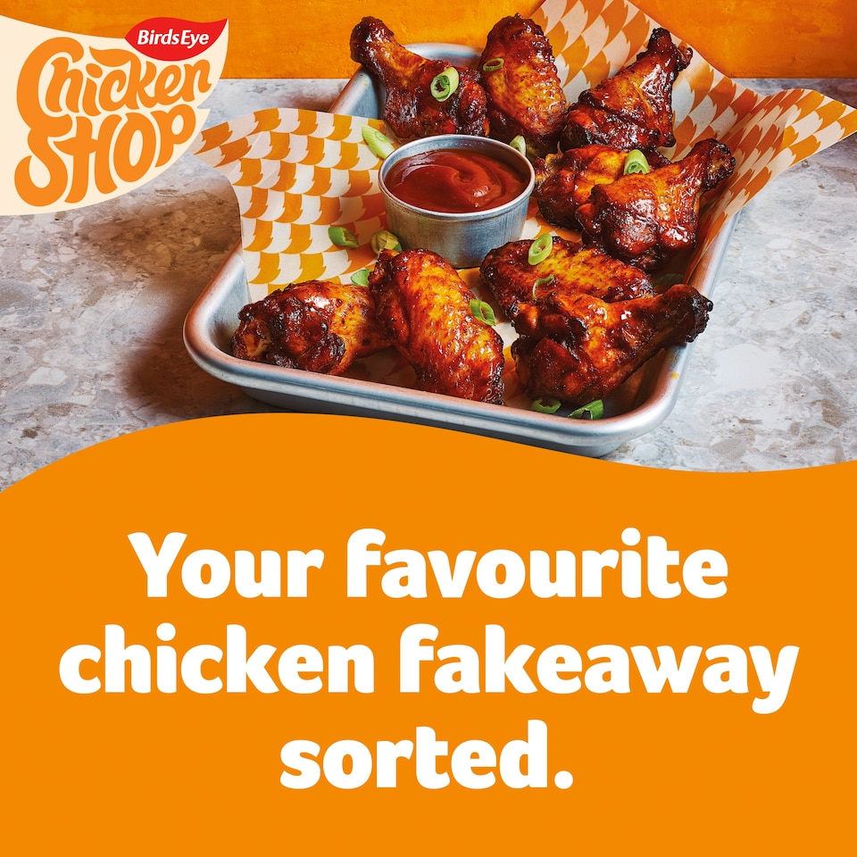 image 1 of Birds Eye Chicken Shop Chicken Wings - Hickory BBQ 375g