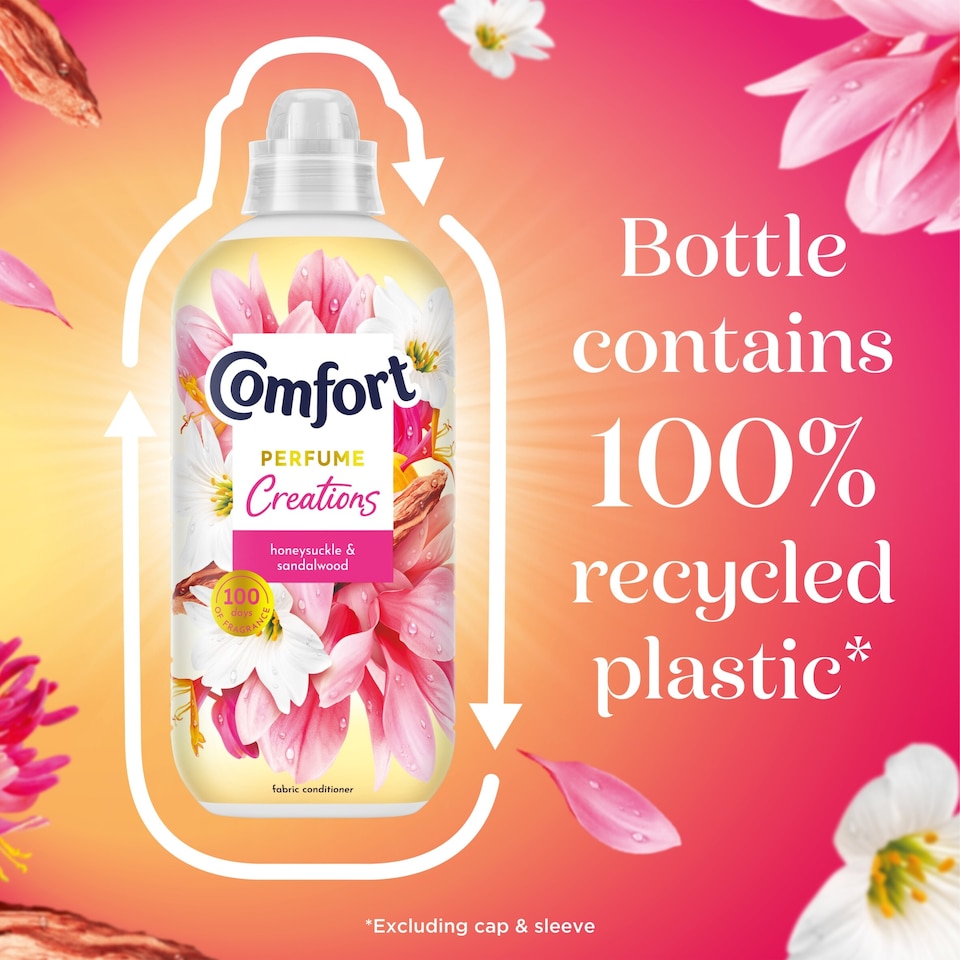image 1 of Comfort Creations Fabric Conditioner Honey Suckle Sandal Wood 30W 900Ml