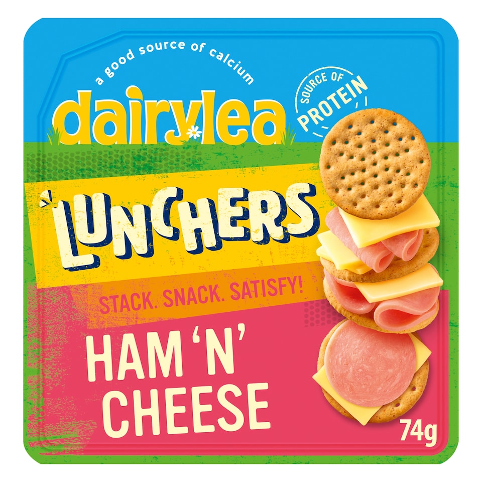 Dairylea Lunchers Ham & Cheese Snacks 74g