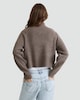 image 3 of F&F Ribbed Knitted High Neck Jumper in Mink