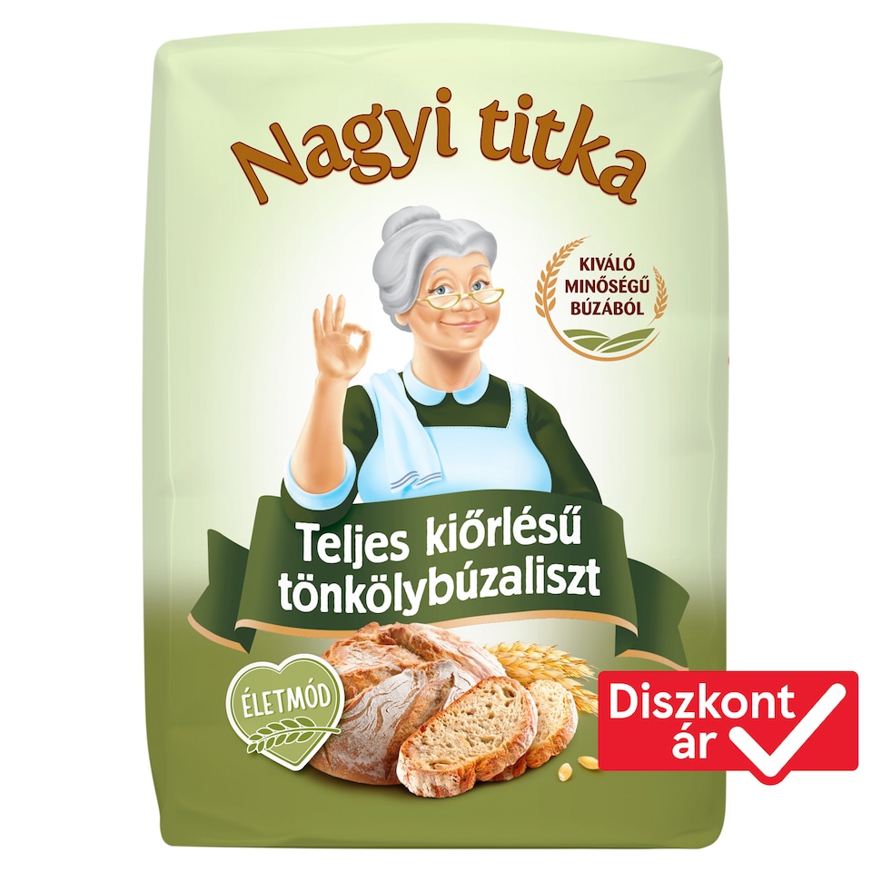 Nagyi titka Whole Spelt Flour TBL200 1 kg