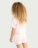 image 4 of F&F Girls 2-Piece Pure Cotton Textured Shirt and Shorts Set in Pink