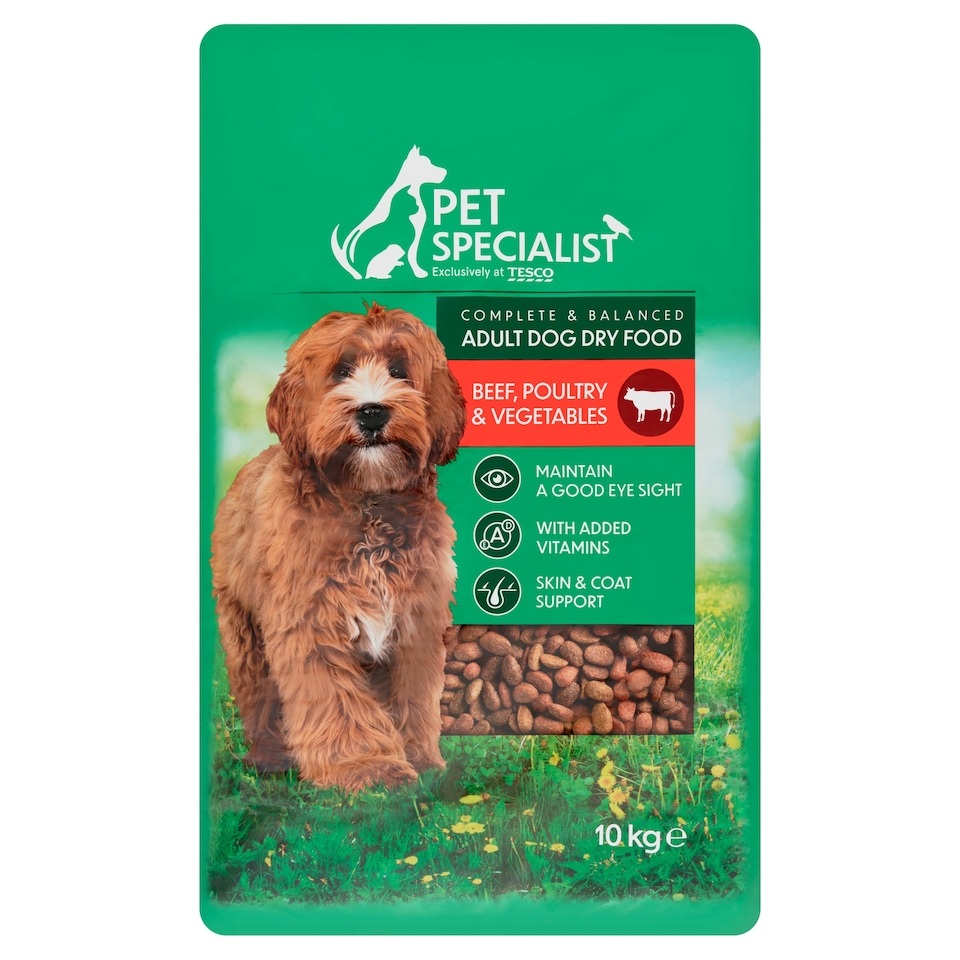 Pet Specialist Kompletné krmivo pre dospelé psy s hovädzinou, hydinou a zeleninou 10 kg