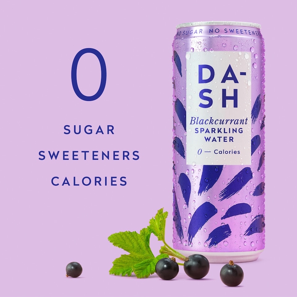 image 1 of Dash B/Crn Infused Sparkling Water 4X330ml