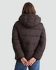 image 3 of F&F Hooded Shower Resistant Puffer Jacket in Brown