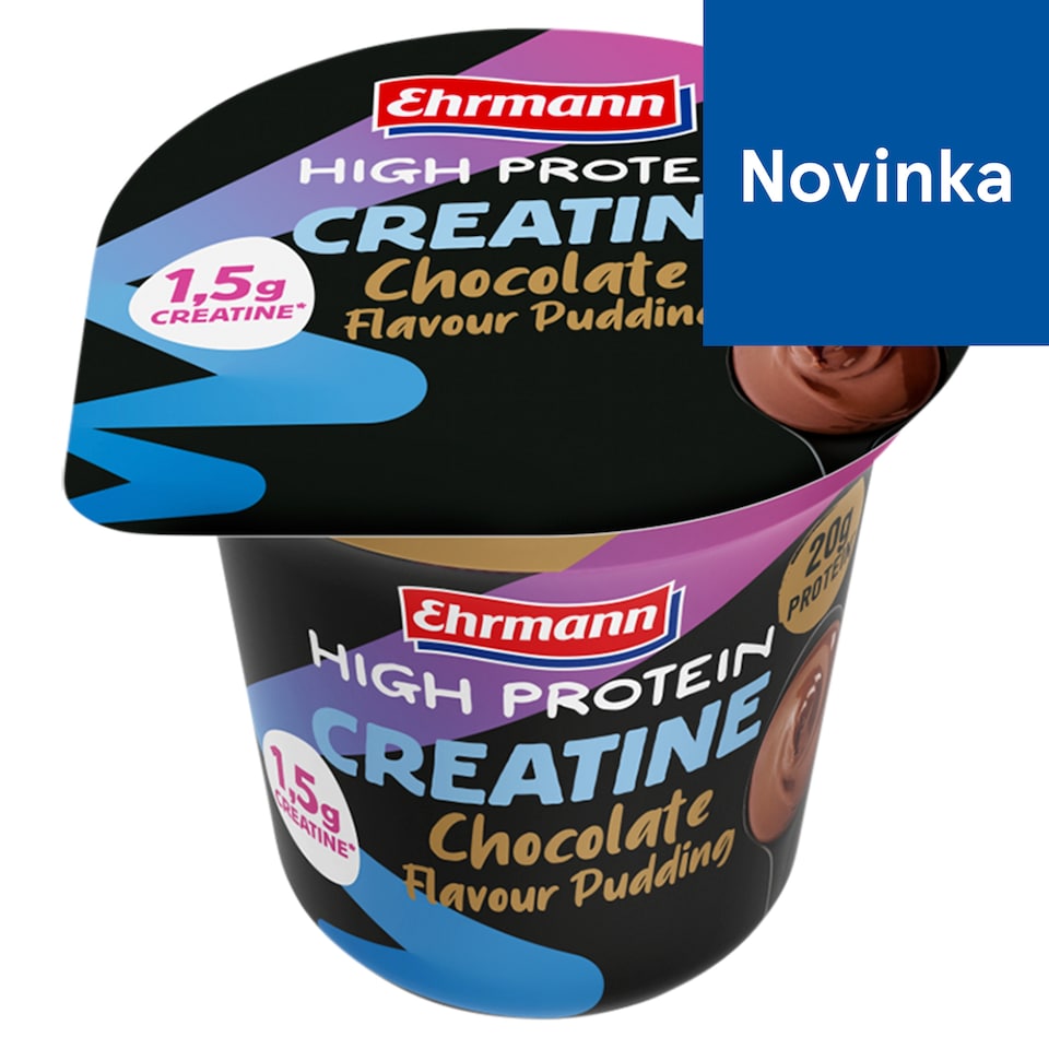 Ehrmann High Protein Creatine Pudding Chocolate Flavour 230 g