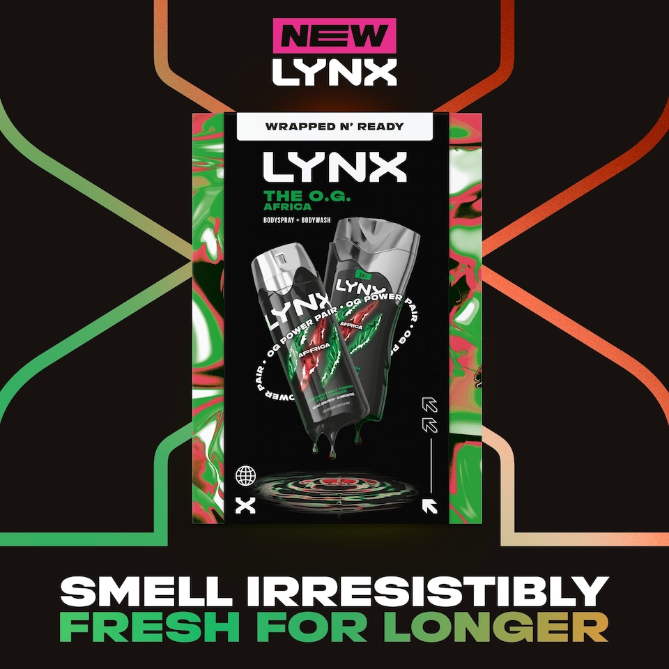 image 1 of Lynx The O.G. Africa Bodyspray & Bodywash Gift Set