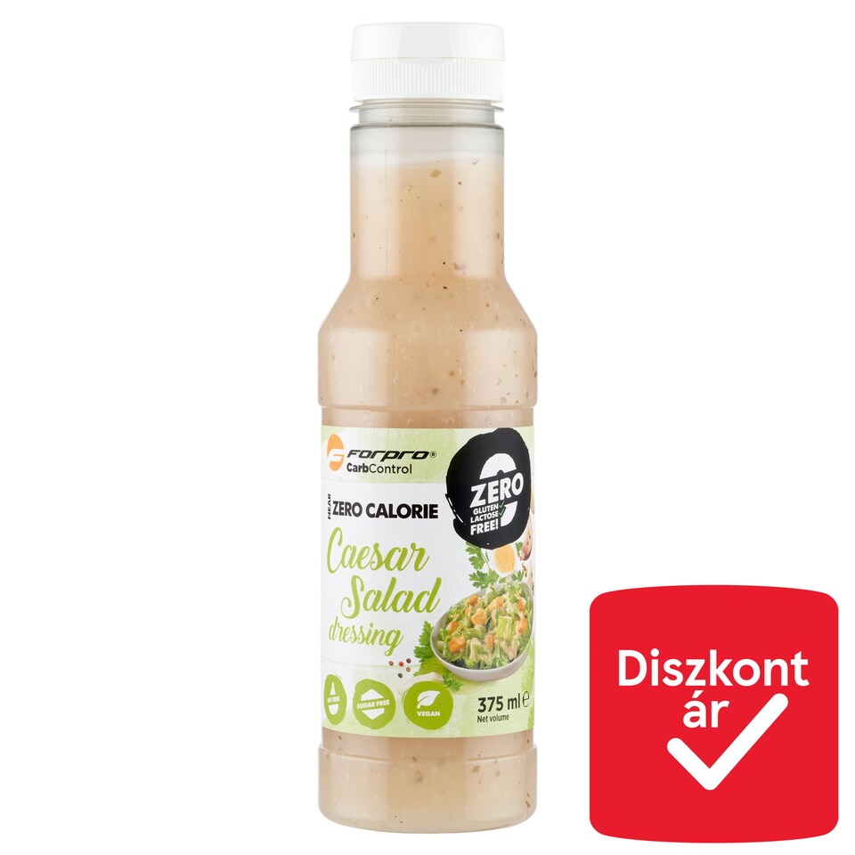 Forpro near zero calorie cézár saláta szénhidrátmentes öntet 375 ml  1. kép