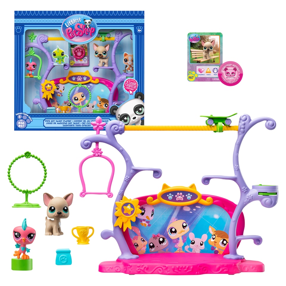 Littlest Pet Shop Zvířátka mají talent hrací sada