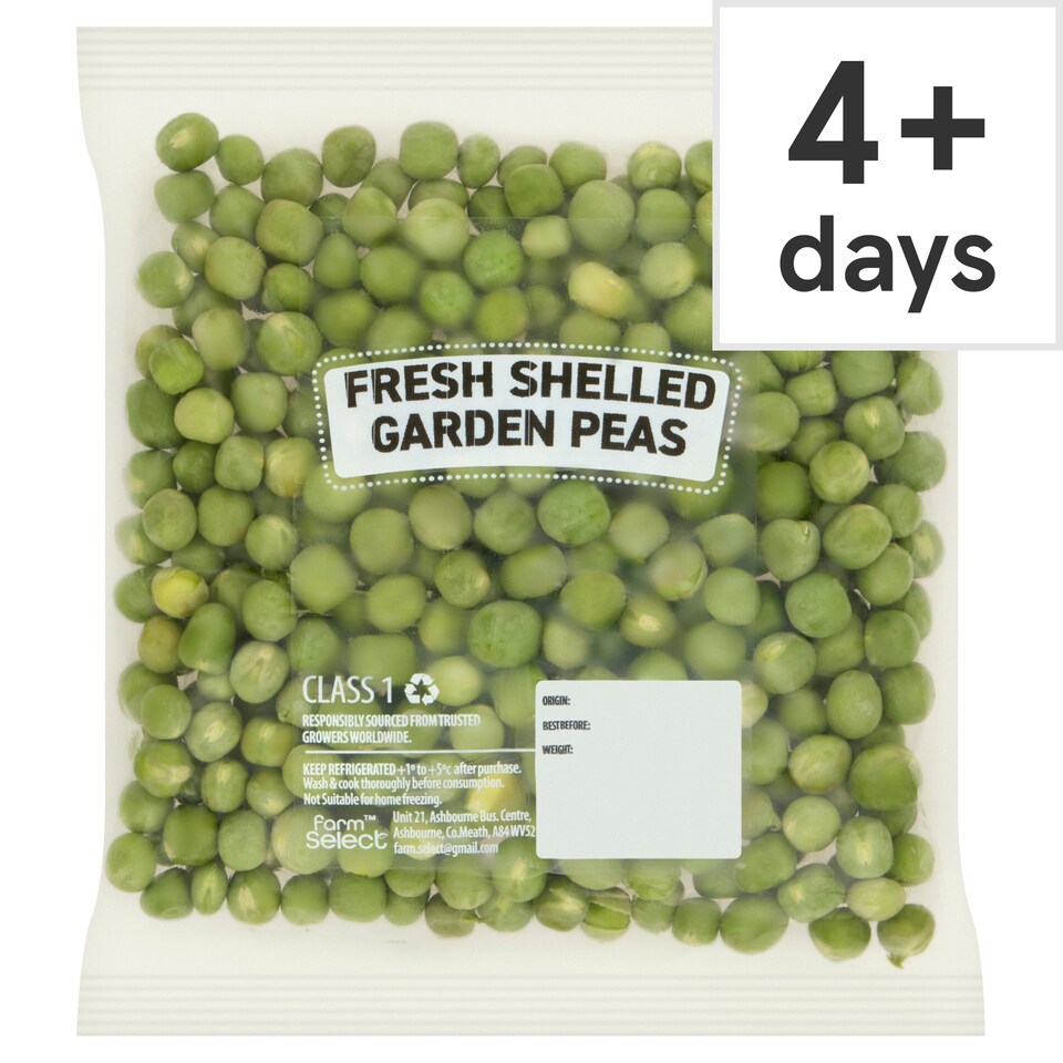 Farm Select Fresh Shelled Garden Peas 150g