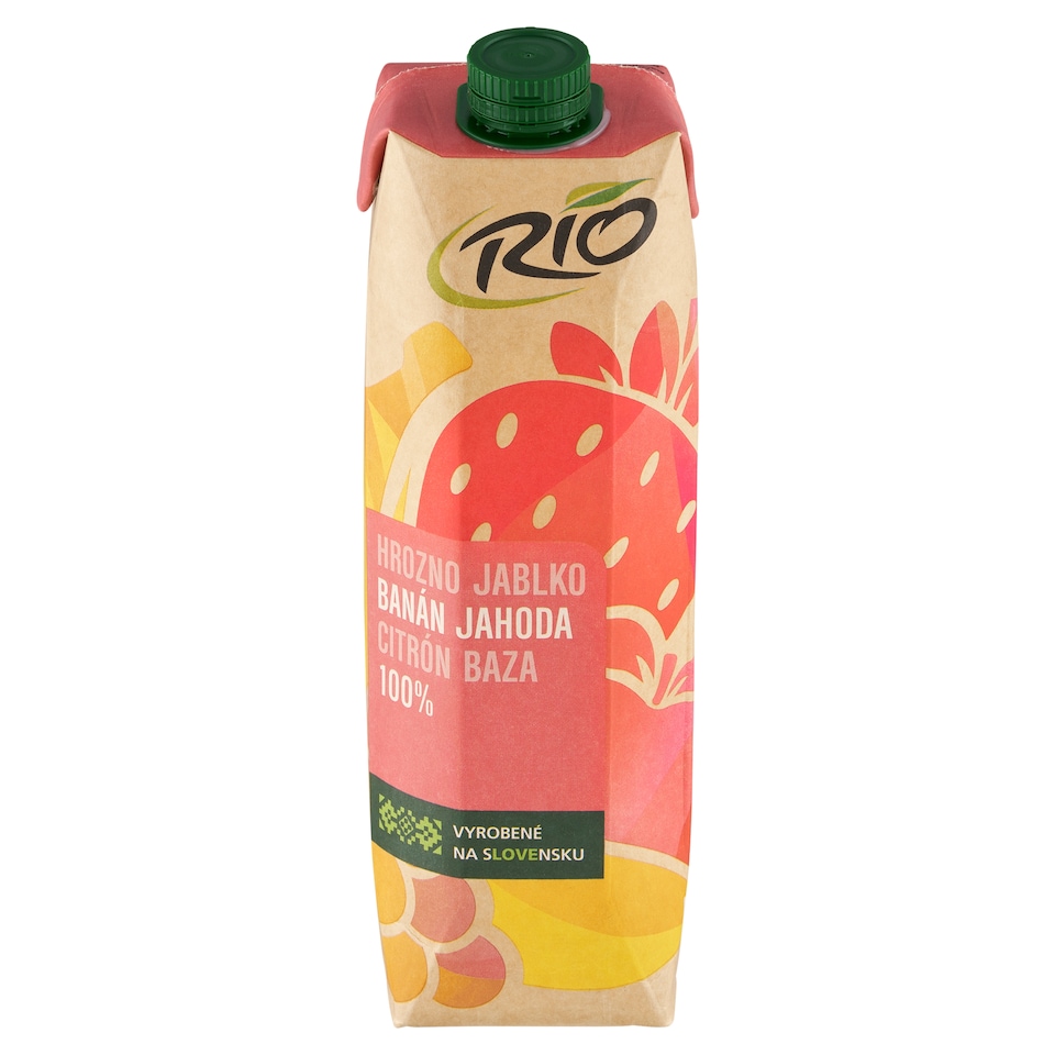 obrázok 1 z Rio 100% hrozno jablko banán jahoda citrón baza 1 l