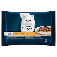 Gourmet Perle DUO Pouches for Cats 4 x 85g