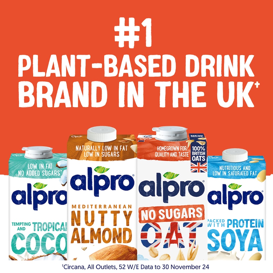 image 1 of Alpro Oat No Sugar Long Life Dairy Free Drink 1L