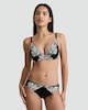 image 2 of F&F Floral Lace Underwired Bra in Black
