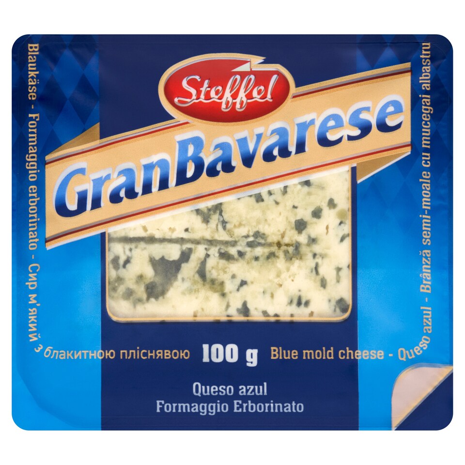 Steffel Gran Bavarese Blue Veined Creamy Soft Cheese 100 g